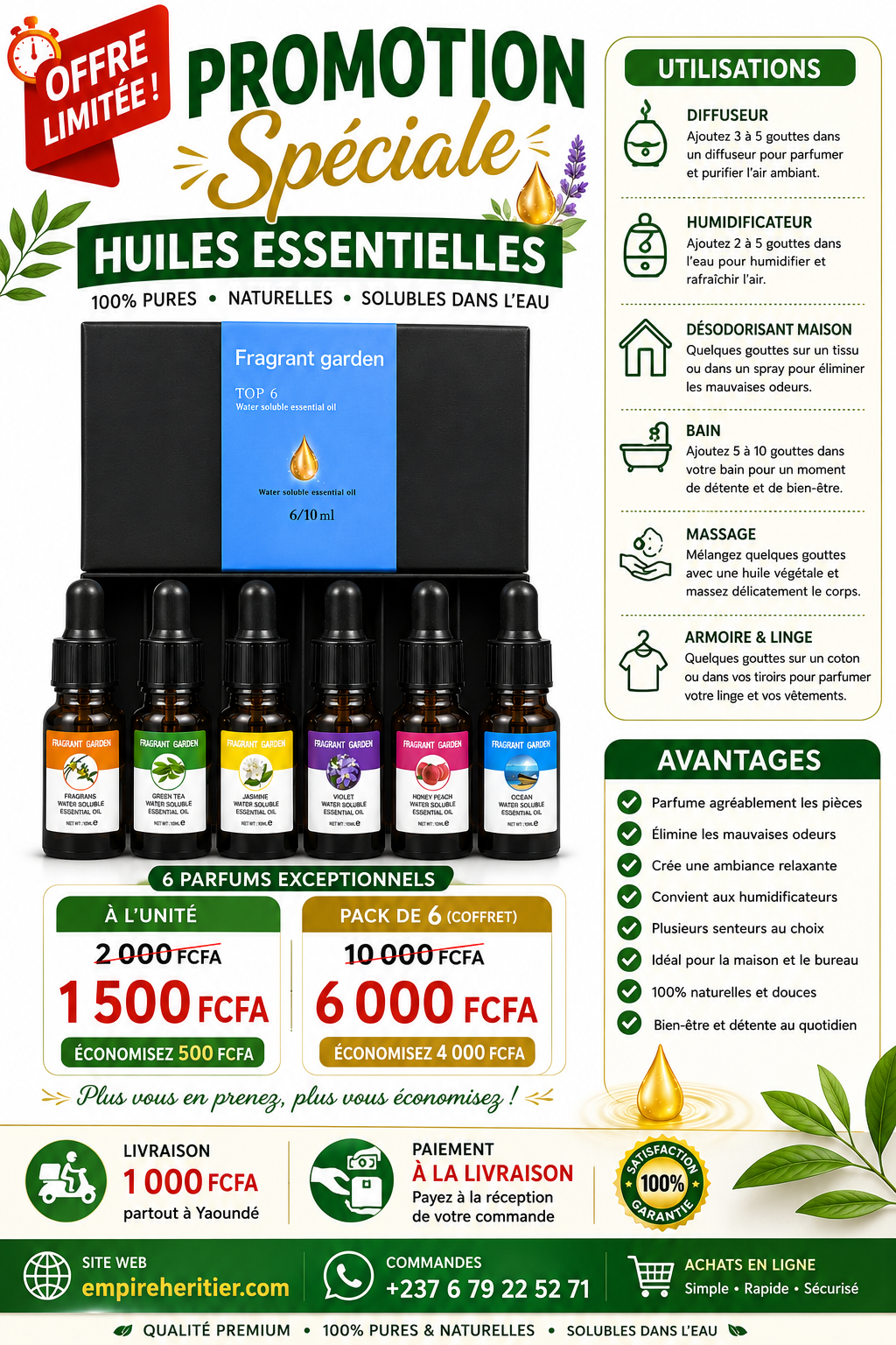 huile essentielle fragrant Garden 10ml